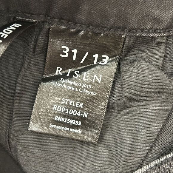 Risen Black High Rise Distressed Ankle Jeans - Picture 3 of 6